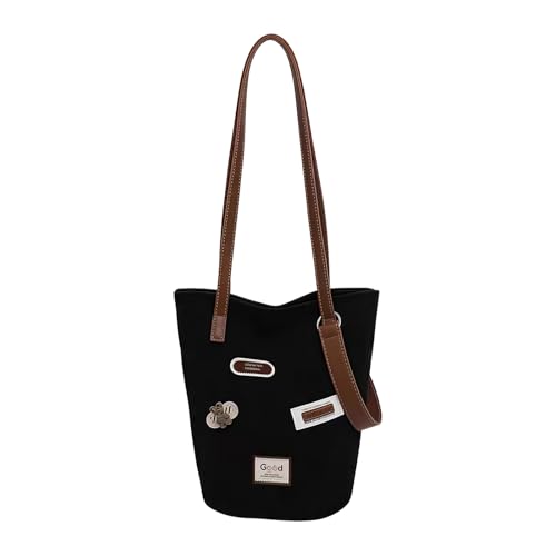 Piceioep Strukturierte Buchbeutel Mit Reißverschluss In Taschen Leichtes Carryall Für College Büro Pendeln Leichter Crossbody Tasche von Piceioep