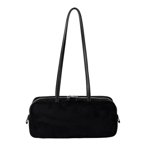 Piceioep Weiche Suedes Schulterbeteiligung Mehrzweck Unterarm Tasche Mit Retro Design Arbeit Handtasche Für Den Täglichen Gebrauch Schultertasche von Piceioep