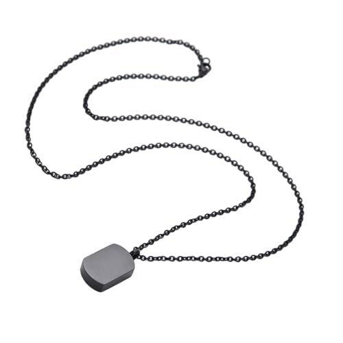 Sichere Aufbewahrung von Asche aus stabilem Stahl mit ergonomischem Verschluss für den täglichen Gebrauch, Einäscherungsschmuck, Asche, Halskette, Einheitsgröße, Wie beschrieben, Wie beschrieben von Piceioep