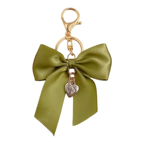 Stilvolle Ribbon Bögen Schlüsselring Charme Für Taschen Schlüssel Leichtgewichtige Legierung Schlüsselbeutel Anhänger Schlüsselhalter Geschenk Für Frauen Mädchen Trendy Korean Bögen Tasche Charme von Piceioep