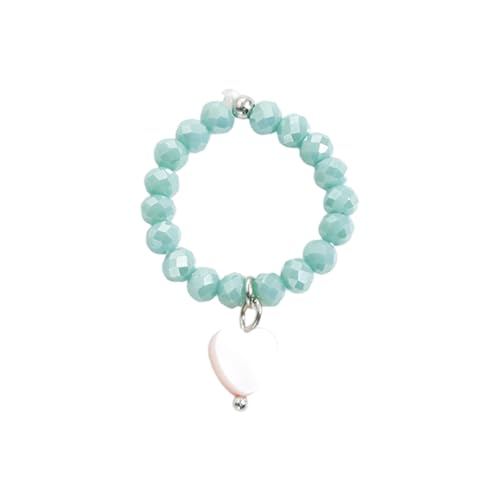 Von der Natur inspirierte Unisex-Bandringe mit polierten Oberflächen, einfache Pflege, ideal für Studenten und Profis, Unisex-Muschel für lässige Anlässe, Einheitsgröße, Wie beschrieben, Wie von Piceioep