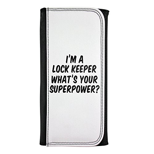 I'm a Lock Keeper whats your superpower? leather wallet, Weiß, Casual von PickYourImage
