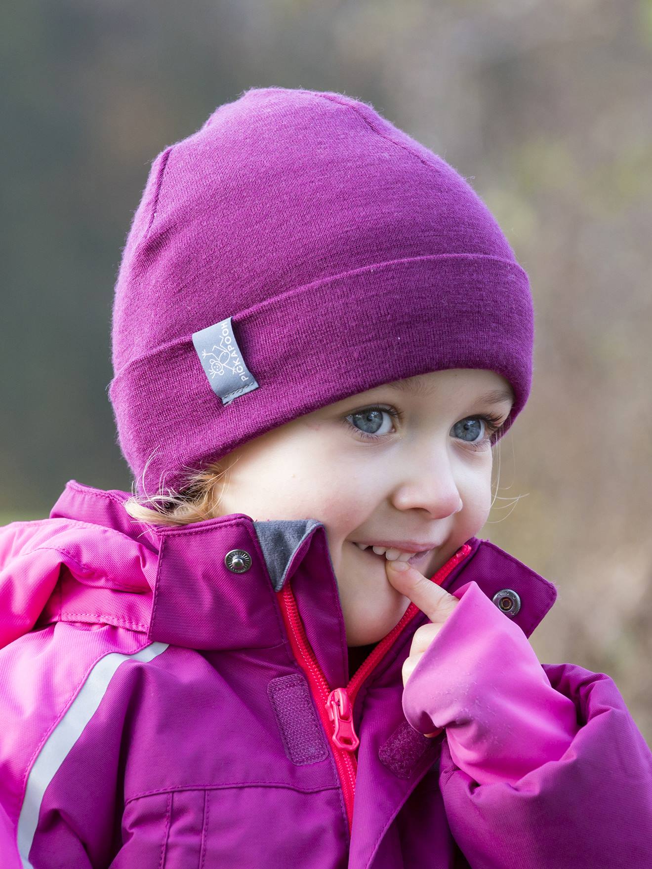 Kinder Beanie SCHLUPPER uni PICKAPOOH von Pickapooh
