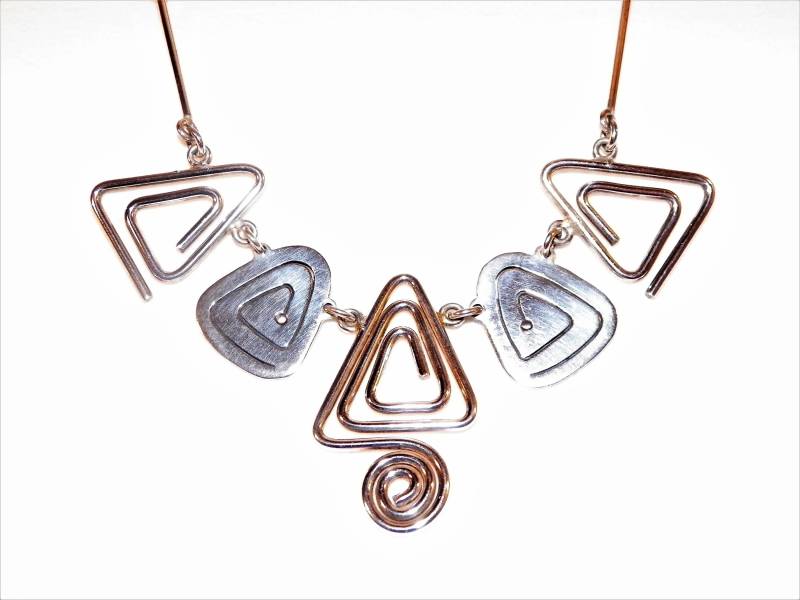 17, 25 Zoll Sterling Silber Unikat Handgemachte Vintage Halskette, Massive 925 Qualität Heavy Duty Seltene 38, 4 Gramm Schwer Zu Finden Halskette von PickersPost