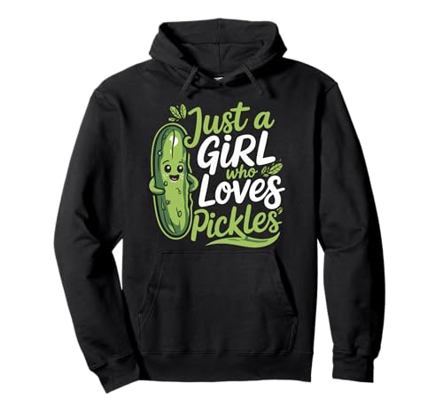 Gurke Nur EIN Mädchen, das Gurken liebt Pullover Hoodie von Pickle Dill Pickles Cucumber
