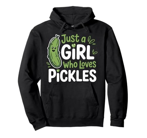 Gurke Nur EIN Mädchen, das Gurken liebt Pullover Hoodie von Pickle Dill Pickles Cucumber