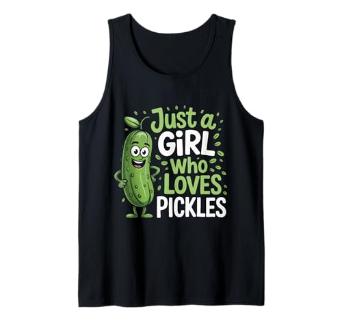 Gurke Nur EIN Mädchen, das Gurken liebt Tank Top Gurke Nur EIN Mädchen, das Gurken liebt Tank Top von Pickle Dill Pickles Cucumber