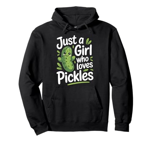 Gurke Nur ein Mädchen, das Gurken liebt Pullover Hoodie Gurke Nur ein Mädchen, das Gurken liebt Pullover Hoodie von Pickle Dill Pickles Cucumber