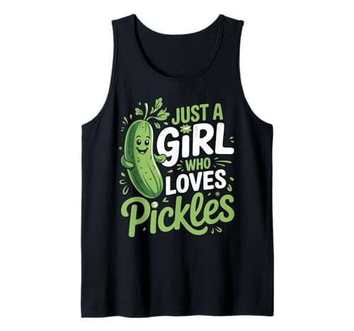 Gurke Nur ein Mädchen, das Gurken liebt Tank Top Gurke Nur ein Mädchen, das Gurken liebt Tank Top von Pickle Dill Pickles Cucumber