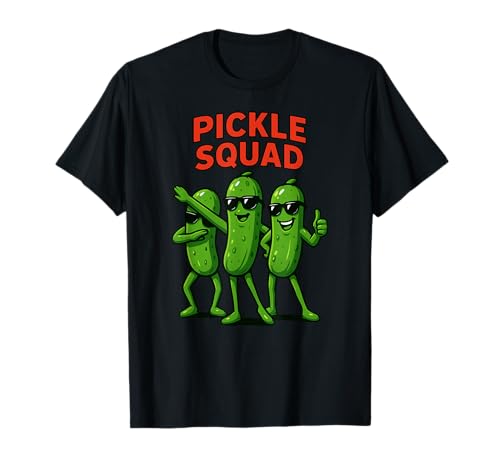 Pickle Squad Vegan Food Lover beim Dabbing für Jungen, Mädchen und Kinder T-Shirt Pickle Squad Vegan Food Lover beim Dabbing für Jungen, Mädchen und Kinder T-Shirt von PickleAxis1