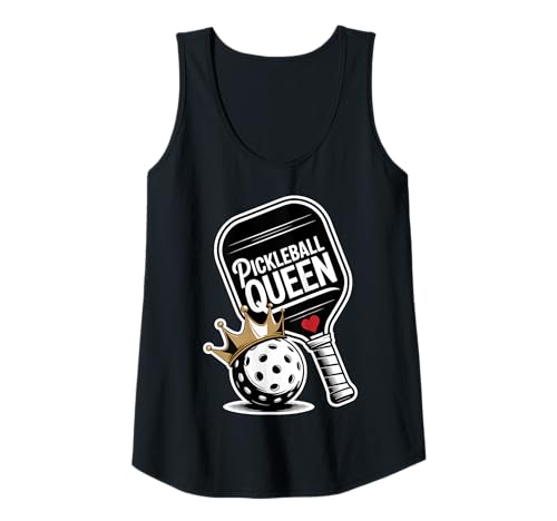 Damen Pickleball Queen Cute Damen Tank Top Damen Pickleball Queen Cute Damen Tank Top von Pickleball Gifts