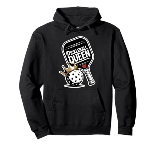 Pickleball Queen Cute Damen Pullover Hoodie von Pickleball Gifts