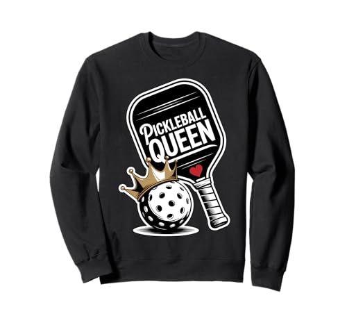 Pickleball Queen Cute Damen Sweatshirt Pickleball Queen Cute Damen Sweatshirt von Pickleball Gifts