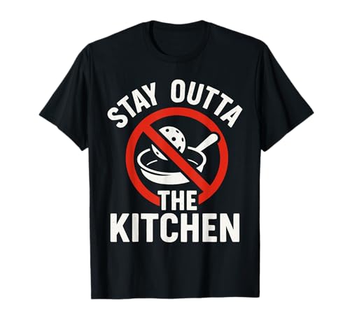 Stay Outta The Kitchen Lustiger Pickleball-Spieler Männer Frauen T-Shirt von Pickleball Life Paddle Athletes Apparel