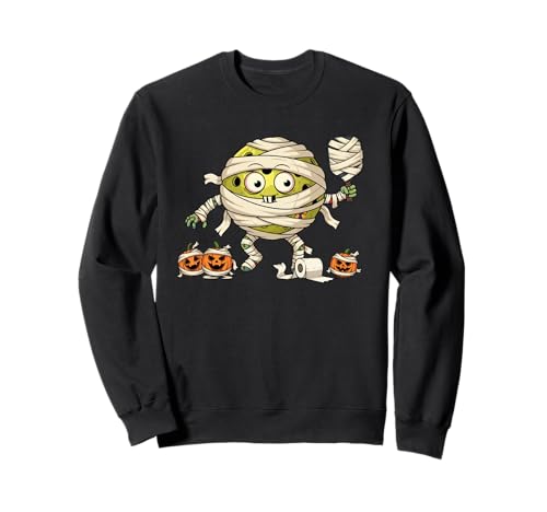 Lustiger Pickleball Mama Kürbis Halloween Kinder Herren Damen Sweatshirt von Pickleball Lovers Cute Halloween Outfits Boy Girl