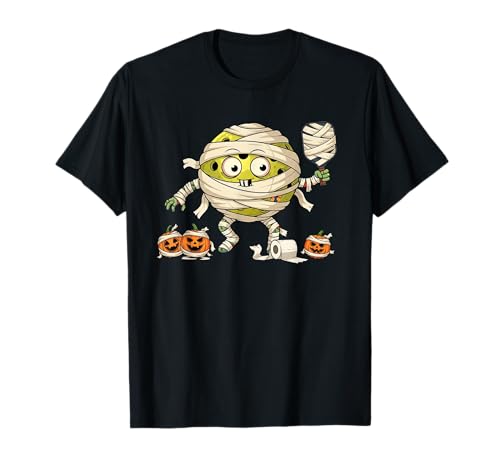 Lustiger Pickleball Mama Kürbis Halloween Kinder Herren Damen T-Shirt von Pickleball Lovers Cute Halloween Outfits Boy Girl