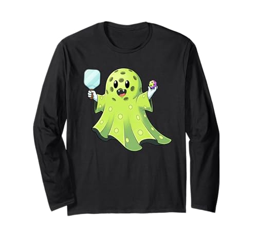 Pickleball Ghost Pumpkin Boo Halloween Kinder Herren Damen Langarmshirt Pickleball Ghost Pumpkin Boo Halloween Kinder Herren Damen Langarmshirt von Pickleball Lovers Halloween Ghost Pumpkin Outfits