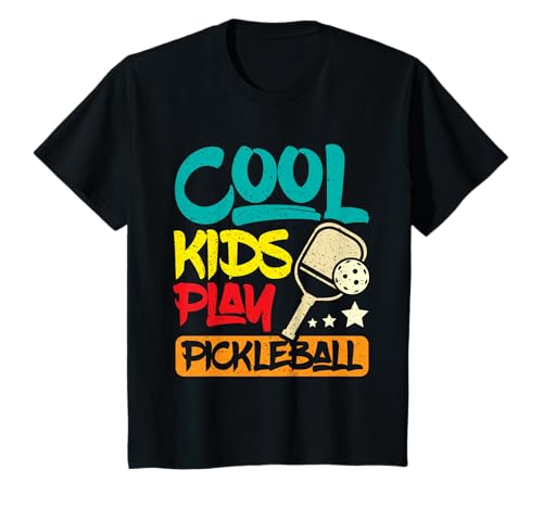 Kinder Coole Kinder spielen Pickleball T-Shirt Kinder Coole Kinder spielen Pickleball T-Shirt von Pickleball Smasher Player Picklers for Kids Design