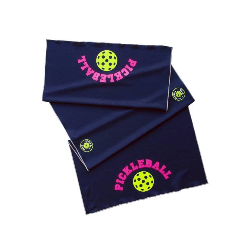 Navy Pickleball Cooling Handtuch Hot Pink & Neon Athletic Handtuch von PickleballXtra