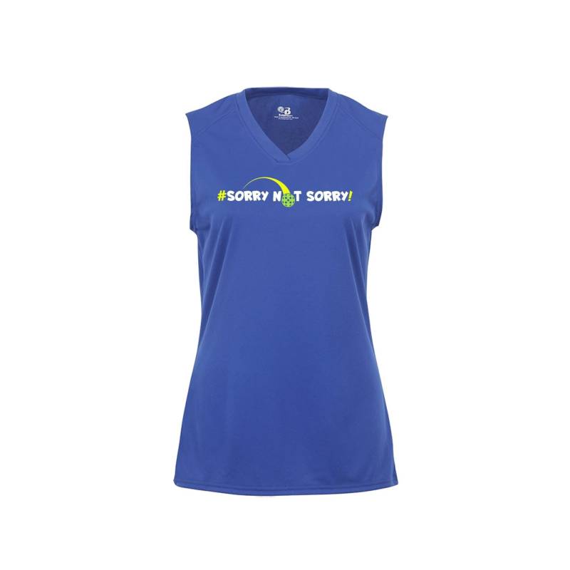Tut Mir Leid, Nicht Leid Pickleball Tank Top Dri-Fit Performance Bekleidung Für Frauen von PickleballXtra