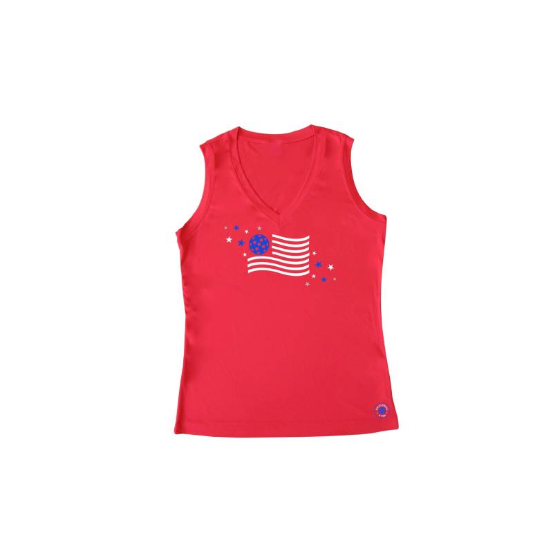 Usa Pickleball Tanktop Damen Dri-Fit Performance Shirt von PickleballXtra
