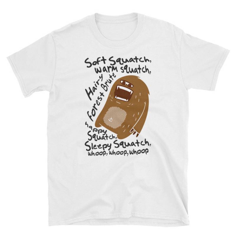 Lustiges Sasquatch T-Shirt - Weicher Squatch Warm Nicht Kitty Tshirt Unikat Bigfoot Geschenk Weiß Oder Heidegrau von PicksPlaceGifts