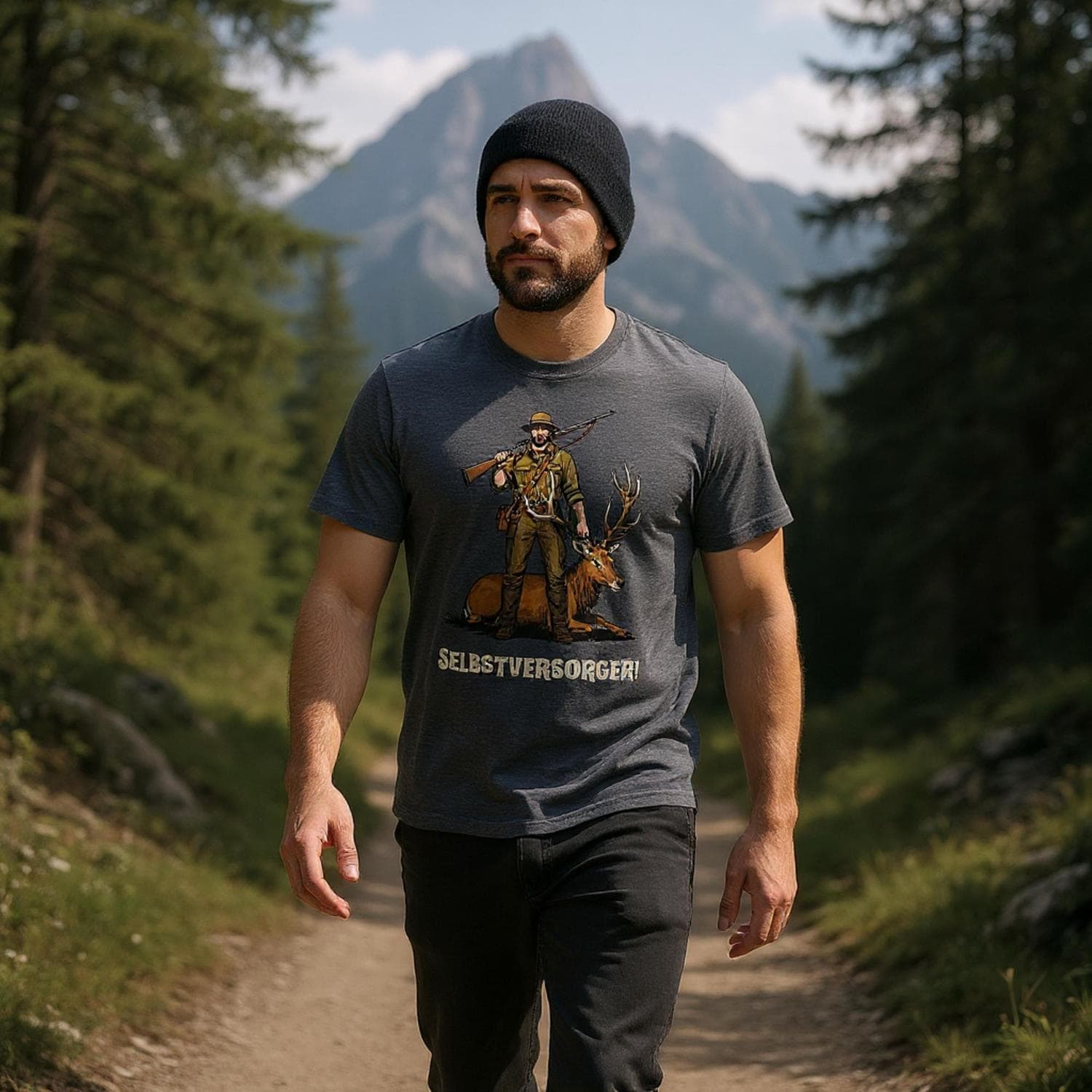 Selbstversorger T-Shirt - Jagd Für Jäger Wildmotiv Lustiges Geschenk Jagdhumor Natur Shirt Selbstversorger T-Shirt - Jagd Für Jäger Wildmotiv Lustiges Geschenk Jagdhumor Natur Shirt von PickyBrave