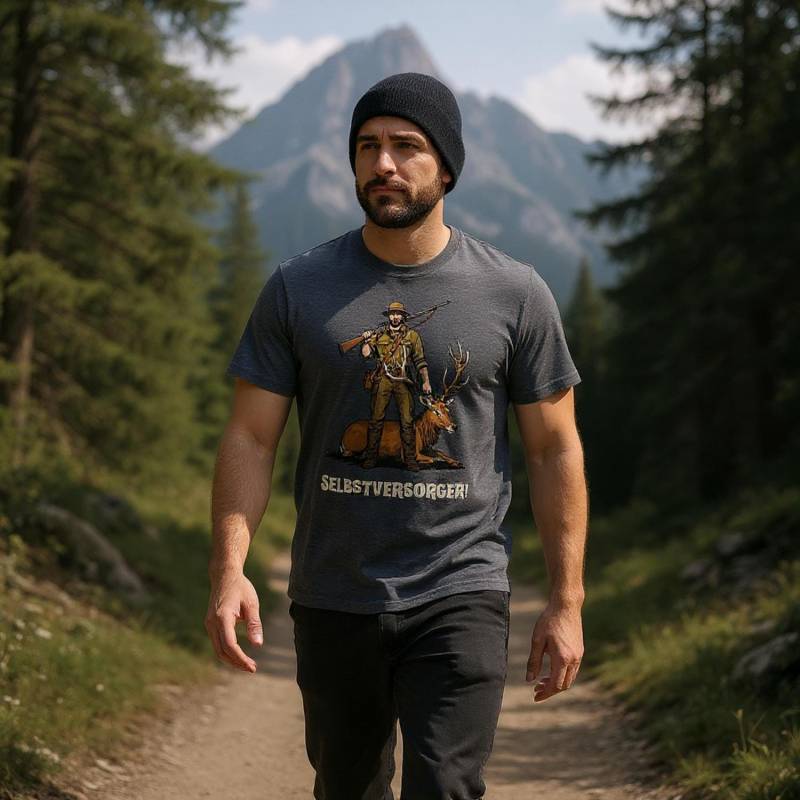 Selbstversorger T-Shirt - Jagd Für Jäger Wildmotiv Lustiges Geschenk Jagdhumor Natur Shirt Selbstversorger T-Shirt - Jagd Für Jäger Wildmotiv Lustiges Geschenk Jagdhumor Natur Shirt von PickyBrave