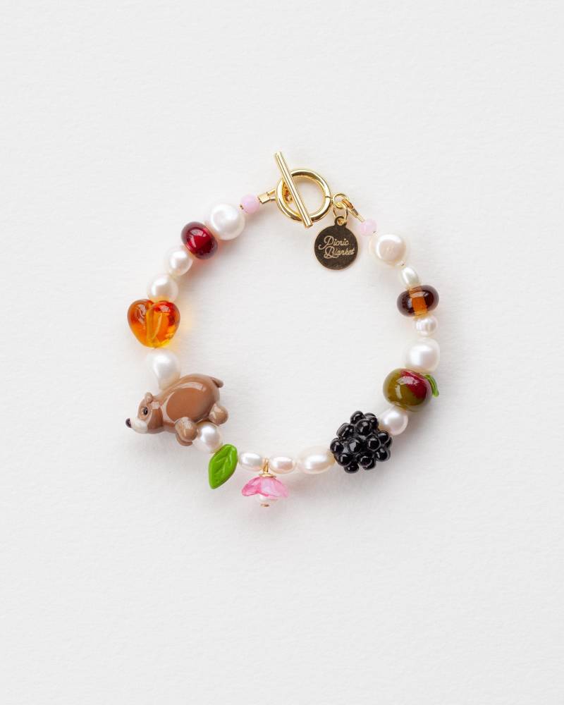 Lost in The Woods Armband, Glas Lampwork Handgemachte Perlen Armband Von Picknickdecke Schmuck Lost in The Woods Armband, Glas Lampwork Handgemachte Perlen Armband Von Picknickdecke Schmuck von PicnicBlanketJewelry