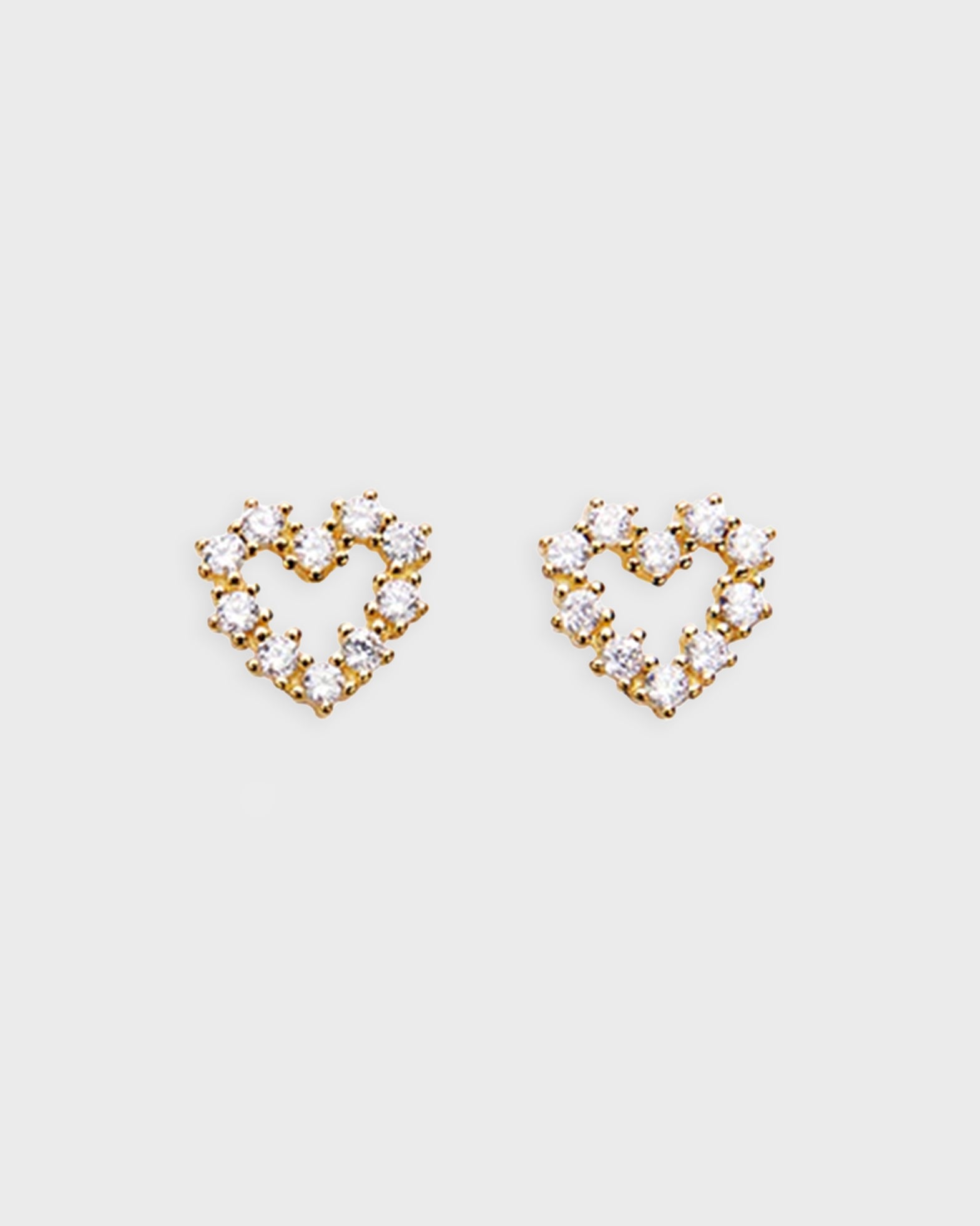 Pico Earrings Cæur Crystal Stud Clear Pico Earrings Cæur Crystal Stud Clear von Pico