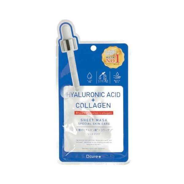 Picomonte - Dcure+ Hyaluronic Acid + Collagen Face Mask - 1 stück von Picomonte
