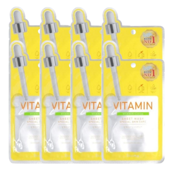 Picomonte - Dcure+ Vitamin + Citrus Face Mask - 1 pc (8ea) von Picomonte