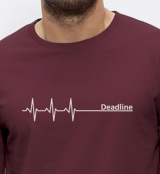 Picopoc Deadline Langarm T-Shirt / Burgundy braun von Picopoc