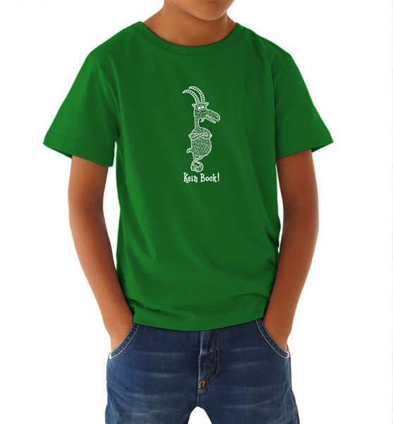 Picopoc Kein Bock ! T-Shirt in Grün & Weiß für Kinder und Jugendliche von Picopoc