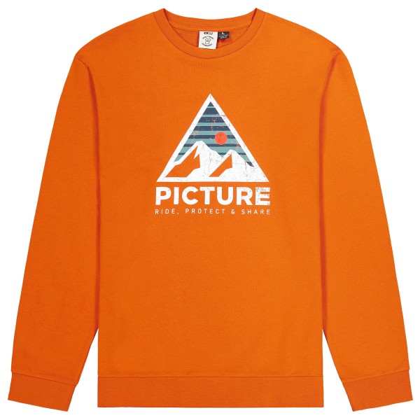 Picture - Authentic Crew - Pullover Gr M orange von Picture