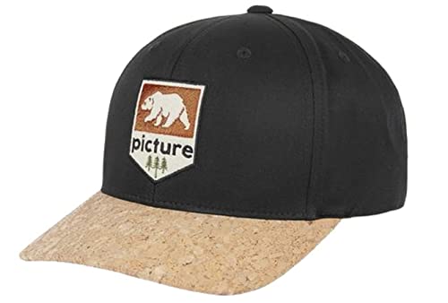 Picture Wakopa Bb Cap Schwarz - Stylische lässige Baseball Cap, Größe One Size - Farbe Black von Picture