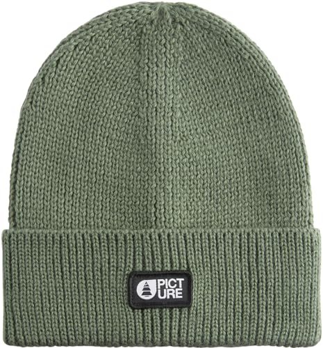 Picture Colino Beanie Grün - Warme modische Strickmütze, Größe One Size - Farbe Laurel Wreath von Picture