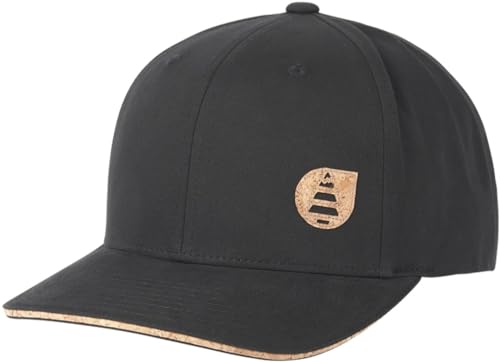 Picture Kline Baseball Cap Schwarz - Sportliche vielseitige Cap, Größe One Size - Farbe Black von Picture