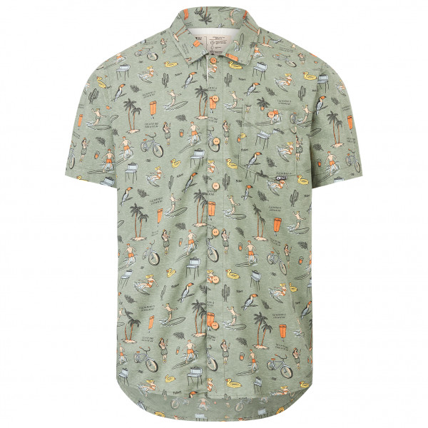 Picture - Mataikona S/S Shirt - Hemd Gr L;M;S;XL;XXL beige;grau;grün von Picture