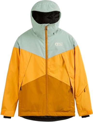 Picture W Seakrest Jacket Colorblock-Beige - Warme wasserdichte Damen Freeride Skijacke, Größe S - Farbe Camel von Picture