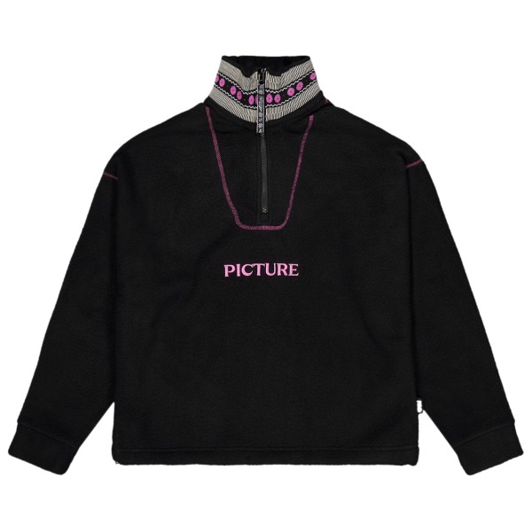 Picture - Women's Cylla Crop 1/4 Fleece - Fleecepullover Gr M schwarz von Picture