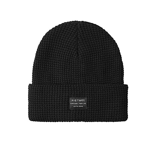 Picture York Beanie Ii Schwarz - Warme weiche Mütze, Größe One Size - Farbe Black von Picture