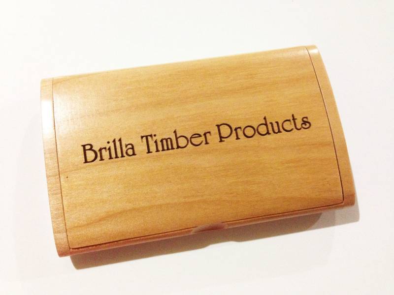 Personalisierte Visitenkartenhülle - Lasergraviert von PictureItCreations