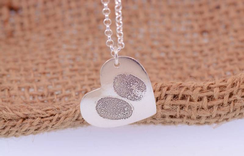 Herz Fingerprint Anhänger Herz Fingerprint Anhänger von PictureJewelry