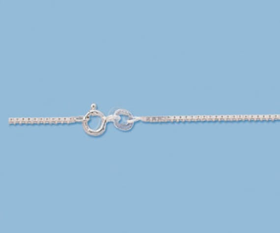 sterling Silber 1, 5 Mm Box-Kette von PictureJewelry