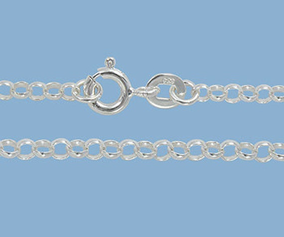 sterling Silber 2.5 Mm Rolo Kette von PictureJewelry