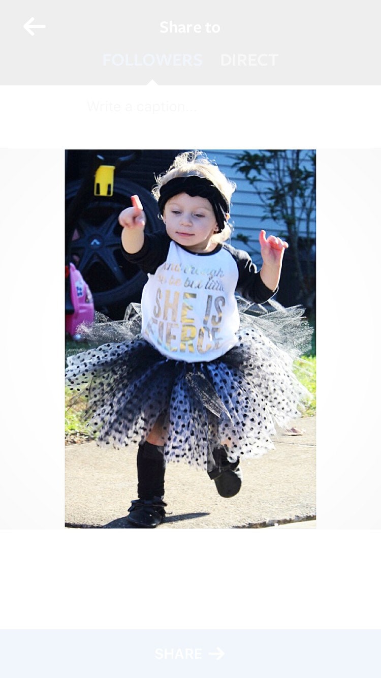 Sassy Schwarz/Weiß Polka Dot Tutu von PicturePerfectCoutur