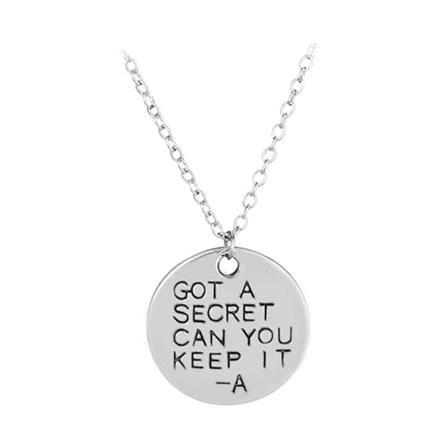 Pidak Halskette mit Aufschrift "Best Friends" Got A Secret Can You Keep It Shop, unica, Zink, Kein Edelstein von Pidak