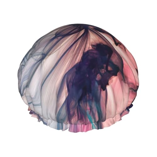 Coole Tapeten, Duschhaube für Herren, Damen, wiederverwendbar, wasserdicht, lang, dick, Haarpflege, kurzes Kinderbad von Pidgazdfgv