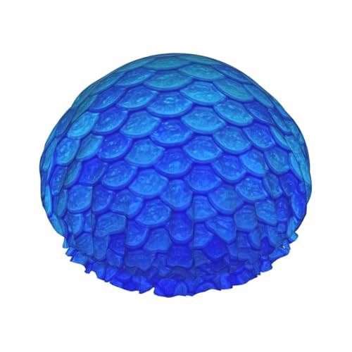 Duschhaube für Herren, Damen, wiederverwendbar, wasserdicht, lang, dick, Haarpflege, kurzes Kinderbad von Pidgazdfgv